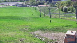 Horní část sjezdovky skiareálu Hlubočky