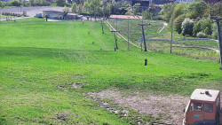 Horní část sjezdovky skiareálu Hlubočky