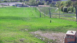 Horní část sjezdovky skiareálu Hlubočky