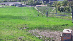 Horní část sjezdovky skiareálu Hlubočky