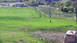 Horní část sjezdovky skiareálu Hlubočky