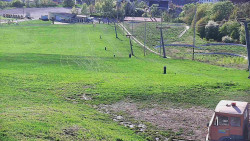 Horní část sjezdovky skiareálu Hlubočky