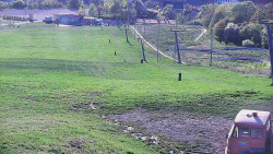 Horní část sjezdovky skiareálu Hlubočky