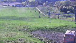 Horní část sjezdovky skiareálu Hlubočky