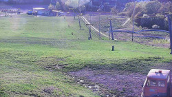 Horní část sjezdovky skiareálu Hlubočky