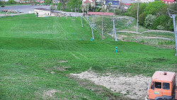 Horní část sjezdovky skiareálu Hlubočky