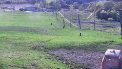 Horní část sjezdovky skiareálu Hlubočky