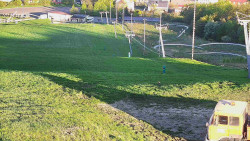 Horní část sjezdovky skiareálu Hlubočky