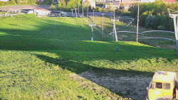 Horní část sjezdovky skiareálu Hlubočky