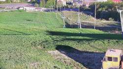 Horní část sjezdovky skiareálu Hlubočky