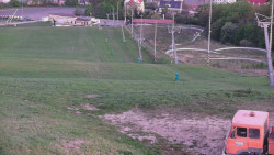 Horní část sjezdovky skiareálu Hlubočky