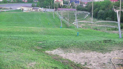 Horní část sjezdovky skiareálu Hlubočky
