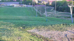 Horní část sjezdovky skiareálu Hlubočky