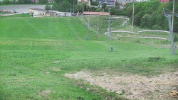 Horní část sjezdovky skiareálu Hlubočky