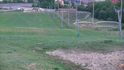 Horní část sjezdovky skiareálu Hlubočky
