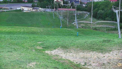 Horní část sjezdovky skiareálu Hlubočky