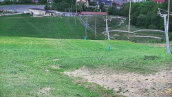 Horní část sjezdovky skiareálu Hlubočky