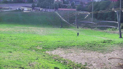 Horní část sjezdovky skiareálu Hlubočky