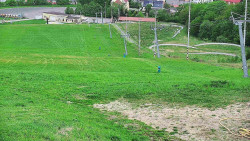 Horní část sjezdovky skiareálu Hlubočky