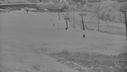 Horní část sjezdovky skiareálu Hlubočky