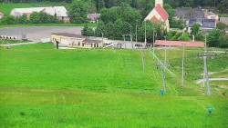Horní část sjezdovky skiareálu Hlubočky
