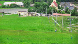Horní část sjezdovky skiareálu Hlubočky