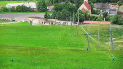 Horní část sjezdovky skiareálu Hlubočky