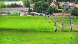 Horní část sjezdovky skiareálu Hlubočky
