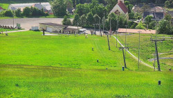 Horní část sjezdovky skiareálu Hlubočky