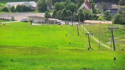 Horní část sjezdovky skiareálu Hlubočky