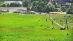 Horní část sjezdovky skiareálu Hlubočky