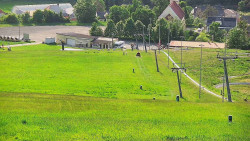 Horní část sjezdovky skiareálu Hlubočky