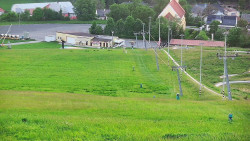 Horní část sjezdovky skiareálu Hlubočky