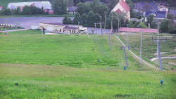 Horní část sjezdovky skiareálu Hlubočky