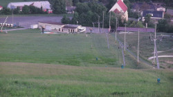 Horní část sjezdovky skiareálu Hlubočky