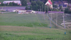 Horní část sjezdovky skiareálu Hlubočky