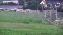 Horní část sjezdovky skiareálu Hlubočky