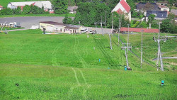 Horní část sjezdovky skiareálu Hlubočky