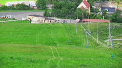 Horní část sjezdovky skiareálu Hlubočky