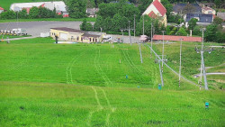 Horní část sjezdovky skiareálu Hlubočky