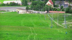 Horní část sjezdovky skiareálu Hlubočky
