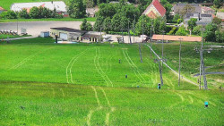 Horní část sjezdovky skiareálu Hlubočky