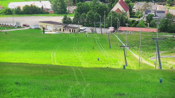 Horní část sjezdovky skiareálu Hlubočky