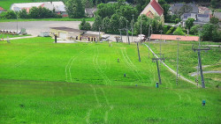 Horní část sjezdovky skiareálu Hlubočky