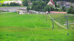 Horní část sjezdovky skiareálu Hlubočky