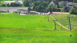 Horní část sjezdovky skiareálu Hlubočky