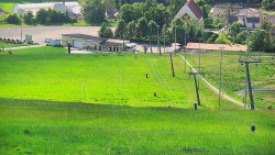 Horní část sjezdovky skiareálu Hlubočky