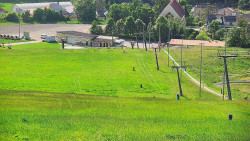 Horní část sjezdovky skiareálu Hlubočky