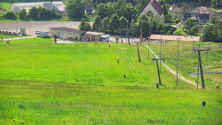 Horní část sjezdovky skiareálu Hlubočky