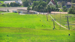 Horní část sjezdovky skiareálu Hlubočky